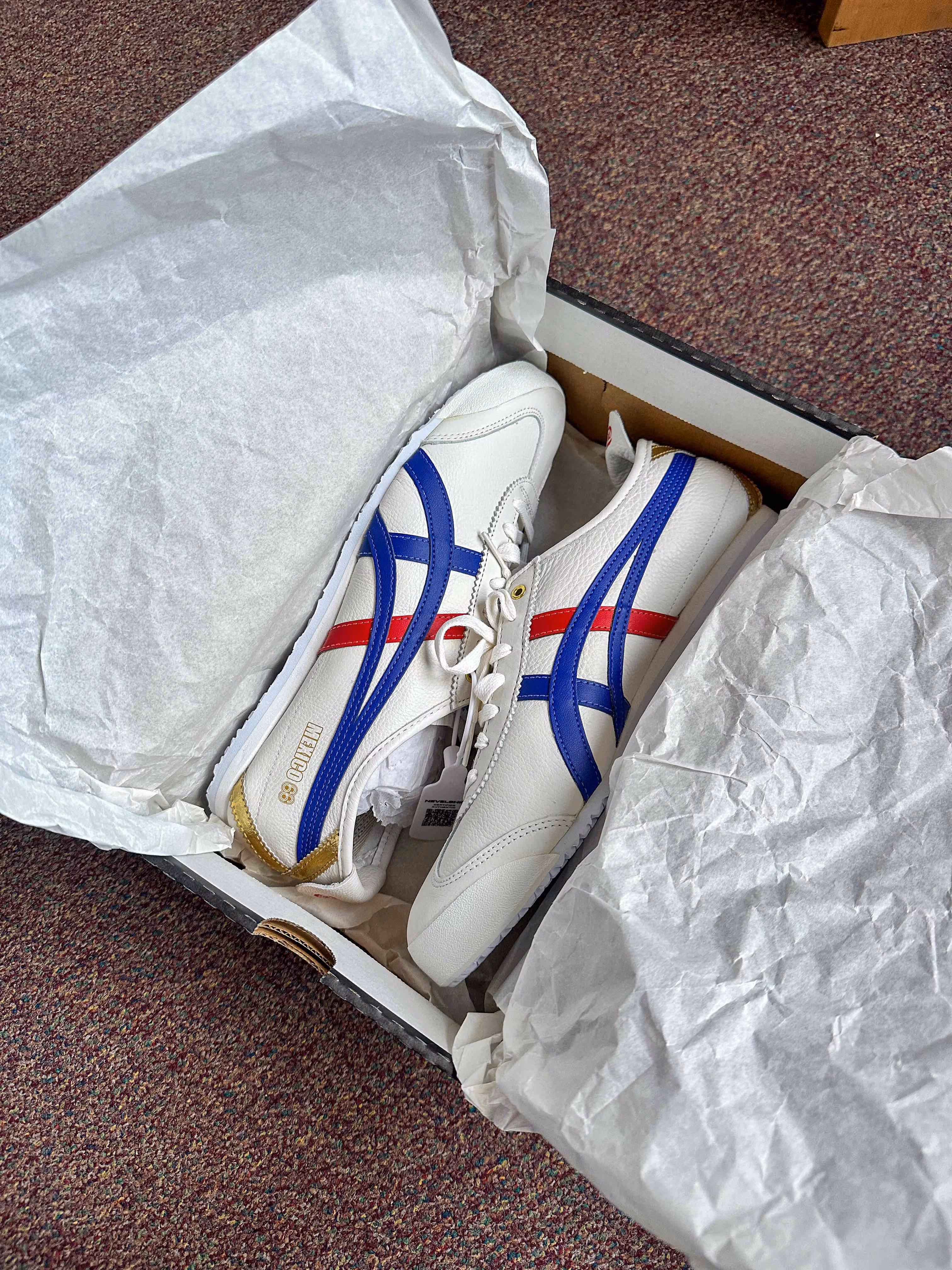 Onitsuka Tiger Mexico 66 'Blue Red Metallic Gold' D507L-0152 Onitsuka Tiger Mexico 66 'Blue Red Metallic Gold' D507L-0152